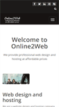 Mobile Screenshot of online2web.com